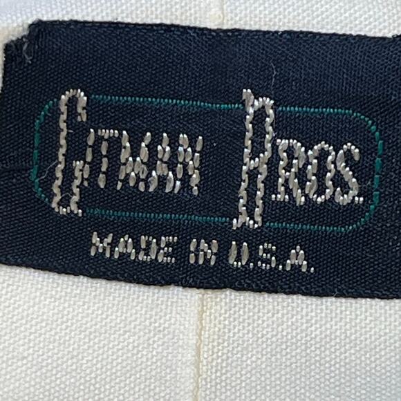 Gitman Bros. Men's 16.5/35 Yellow Long Sleeve Button Down Pinpoint Oxford Shirt - Picture 3 of 8